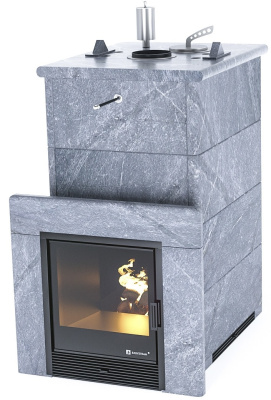 Печь "Геленджик" в полноценном кожухе (Талькохлорит)