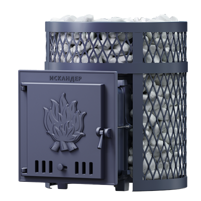 Печь Гефест Искандер 18 в сетке - купить в Краснодаре с доставкой по Краснодарскому краю!
