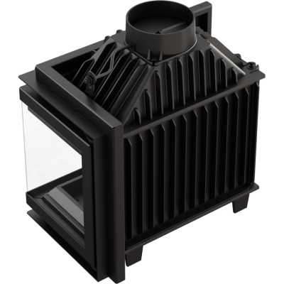 Каминная топка SIMPLE/M/S/P/BS (угловое стекло справа) - купить в Краснодаре с доставкой по Краснодарскому краю!