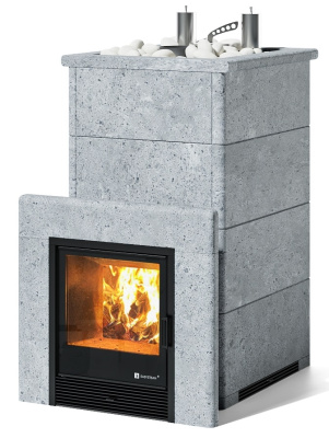 Печь "Геленджик" К в камне (Талькохлорит)