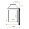 Каминная топка LCI 5 GFR, стекло справа - купить в Краснодаре с доставкой по Краснодарскому краю!