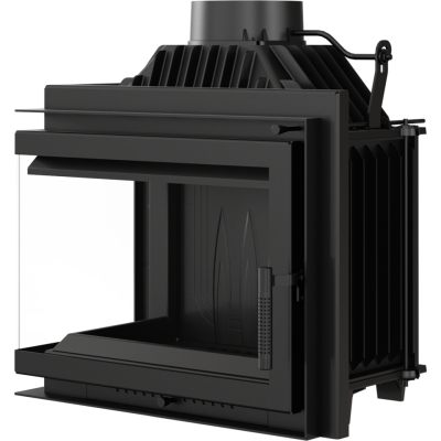 Каминная топка SIMPLE/M/S/L/BS, (угловое стекло слева) - купить в Краснодаре с доставкой по Краснодарскому краю!