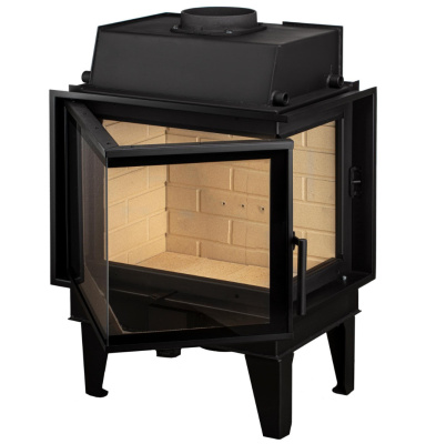 Каминная топка Fenix-1R правая два стекла  - купить в Краснодаре с доставкой по Краснодарскому краю!