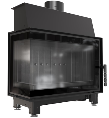 Каминная топка SIMPLE/S/L/BS угловое стекло слева - купить в Краснодаре с доставкой по Краснодарскому краю!