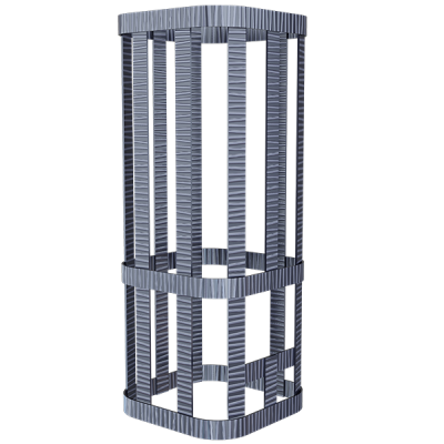 Сетка на трубу для Ураган 250х250х750 Гефест ЗК 18/25/30 /Гром 30/Гроза 18 под шибер