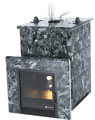 Печь "Анапа" в полноценном кожухе (Пироксенит)