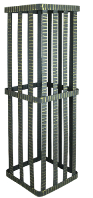 Сетка на трубу 300х300х1000 Гефест ЗК 35/40/45