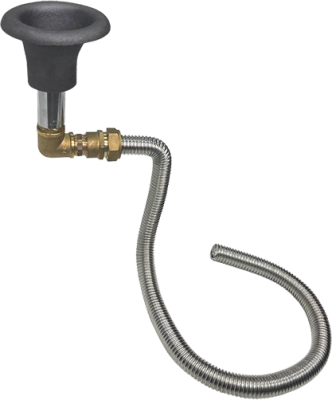 Паровая пушка для печей AVANGARD 24/25 комплект Ураган (нижний подвод)