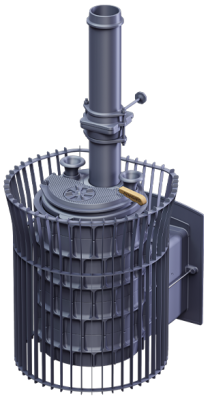 Печь Гефест AVANGARD ЗК 25 (П2) Ураган в сетке Тюльпан - купить в Краснодаре с доставкой по Краснодарскому краю!