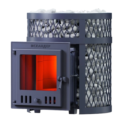 Печь Гефест Искандер 25 (M) в сетке - купить в Краснодаре с доставкой по Краснодарскому краю!
