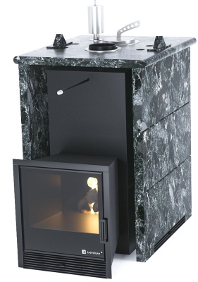 Печь "Анапа" в трехстороннем кожухе (Пироксенит)