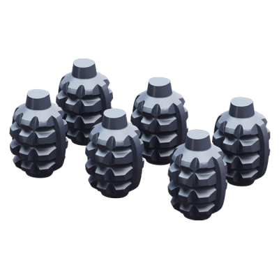 Комплект чугунного заряда (граната) 6шт - купить в Краснодаре с доставкой по Краснодарскому краю!