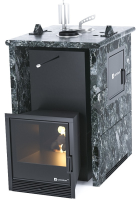 Печь "Анапа" М2 в трехстороннем кожухе (Пироксенит)