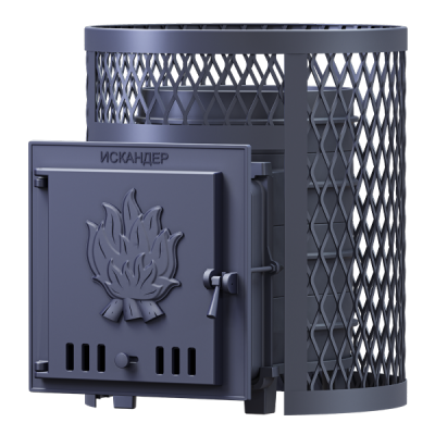 Печь Гефест Искандер 25 в сетке