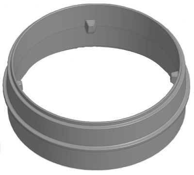 Добавочный модуль топки для Искандер 25 h-120мм