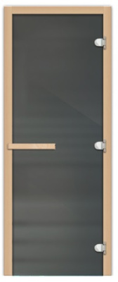 Дверь FireWay стеклянная Графит матовая 1800х700 8мм 3 петли - купить в Краснодаре с доставкой по Краснодарскому краю!